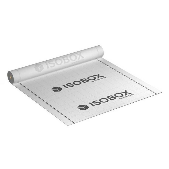 Пароизоляционная пленка Изобокс В 70 (клеевая полоса), 1,6 X 43,75 М